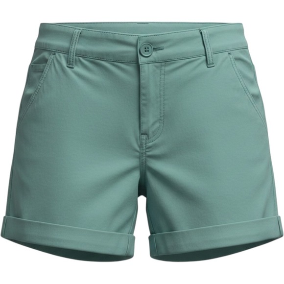 torrid Pants - Torrid Womens Sage Green Cuffed Chino Shorts Size 18 Stretch Cotton Twill Teal